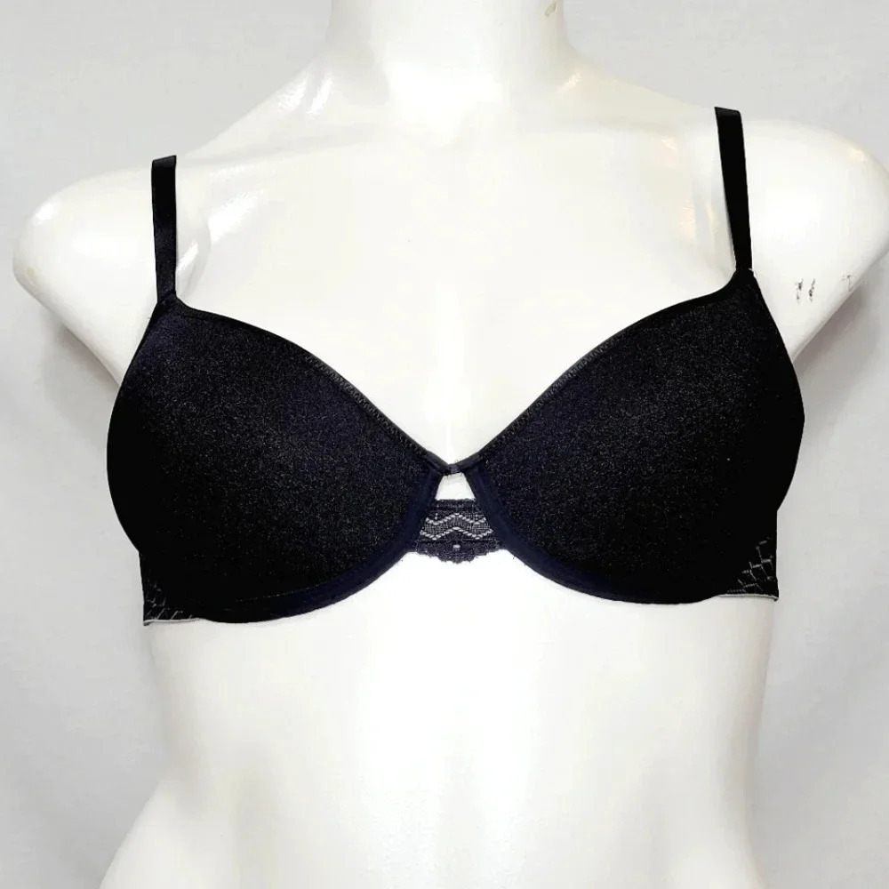 34D b.tempt'd 953238 by Love Triangle Contour UW Bra Black NWT New with Tags T